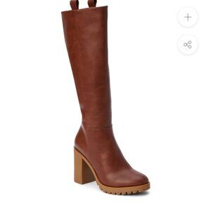 Matisse knee high brown boots